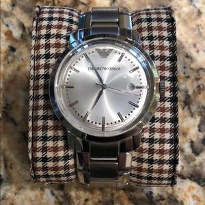 Men’s Emporio Armani stainless watch